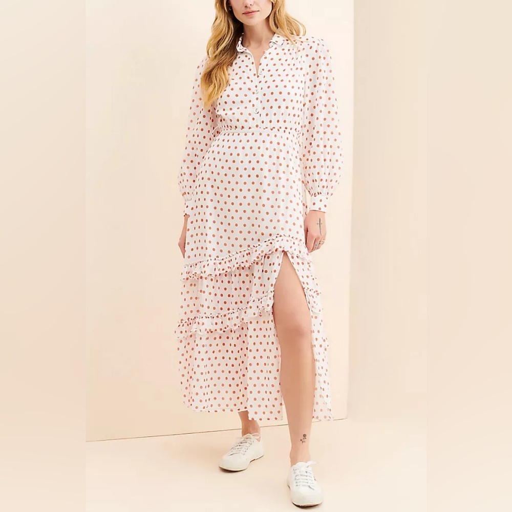 100% Cotton Anthropologie Maxi Dress